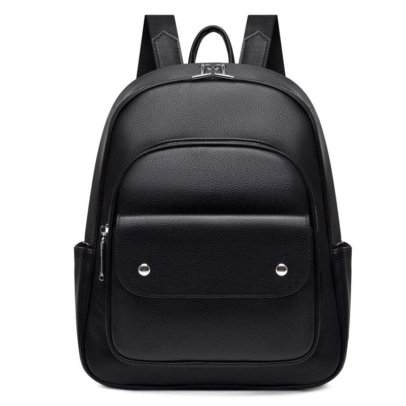Xpoko The New Fashion Women Backpack High Quality Youth Leather Backpacks for Teenage Girls Female School Shoulder Bag Bagpack Mochila