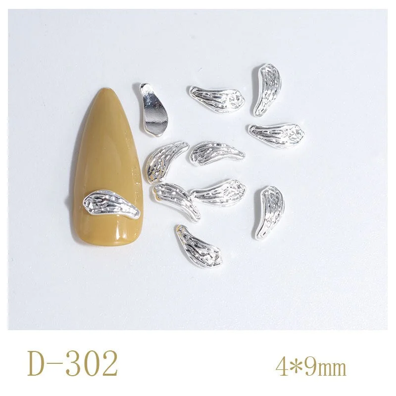 Nail Decoration Irregular Special Shaped Rutin Designs Metal Rhinestones 50 pcs/Set Nail Tips For Beauty Salons-Nail Inspo