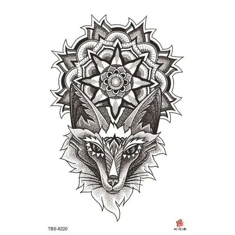 Tattoo Sticker Flower Temporary Sleeve Tattoo Waterproof Sexy Body Art Fashion