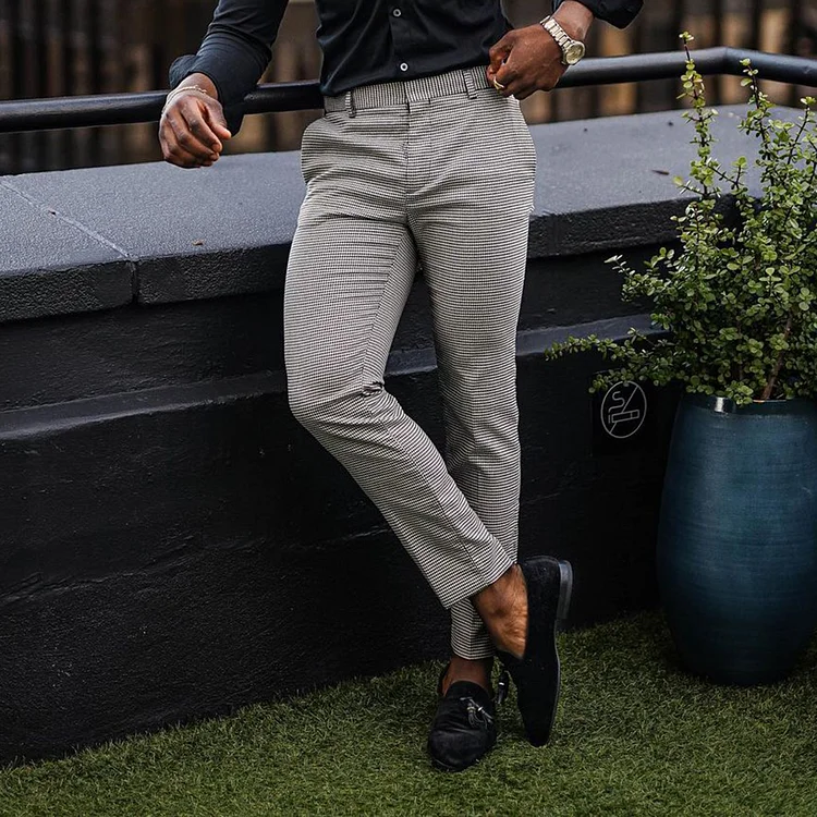BrosWear Simple Stripes Pocket Slim Fit Lounge Pants
