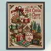 Cocoa Cheer DIY 11CT 3 Strand Stamped Cross Stitch Kit for Adults 40x50cm tapestrymarket