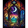 uk.everydayedeals (Limited Stock)Diamond Painting - Round AB Drills - Witch of Moon(45*55cm)