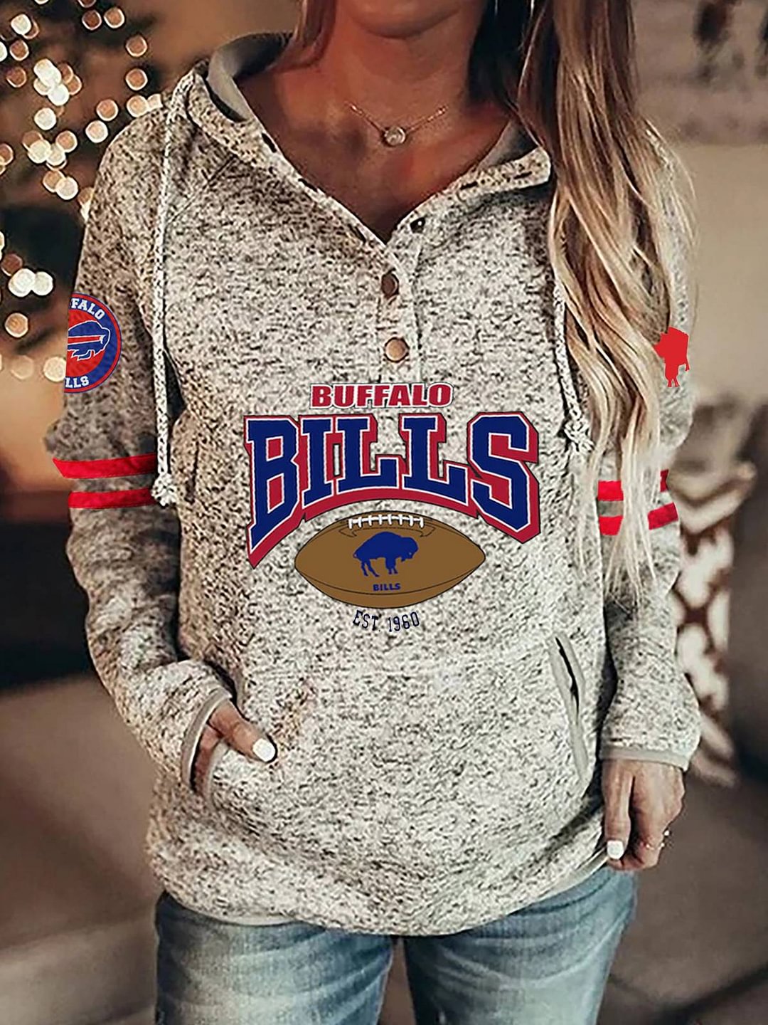 buffalo bills hooded sweatshirt