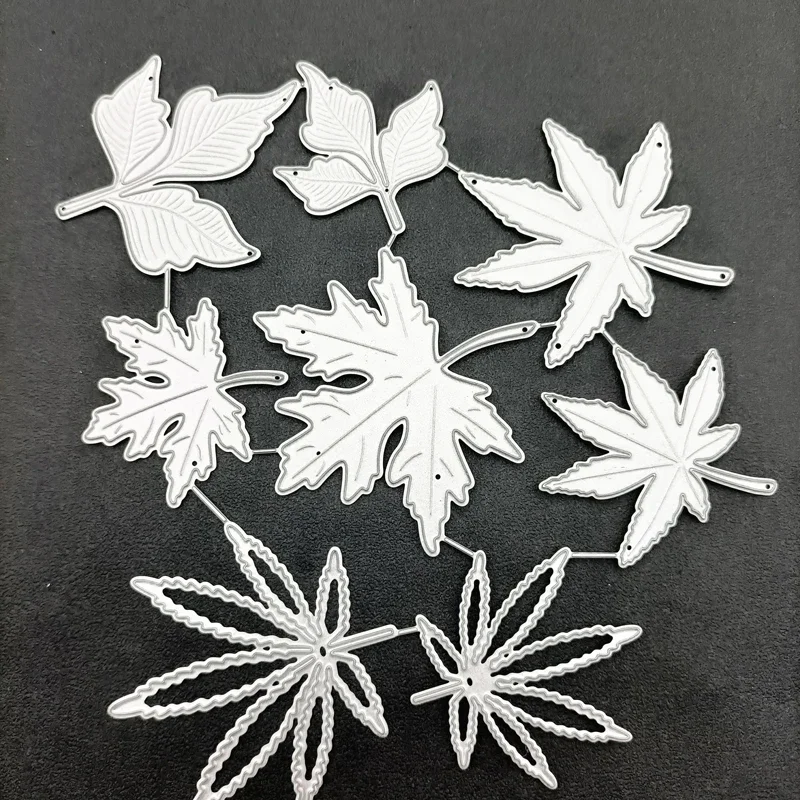 Athvotar Leaves Frame Metal Cutting Dies DIY Scrapbooking Photo Album Decorative Embossing Stencil Paper Card Crafts