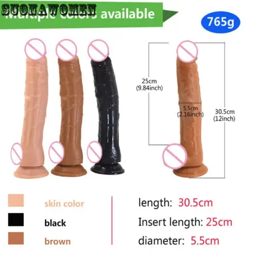 pornhint Pornhint Huge Dildo With Suction Cup Realistic Big Dildos For Female Masturbator Sex Toys
