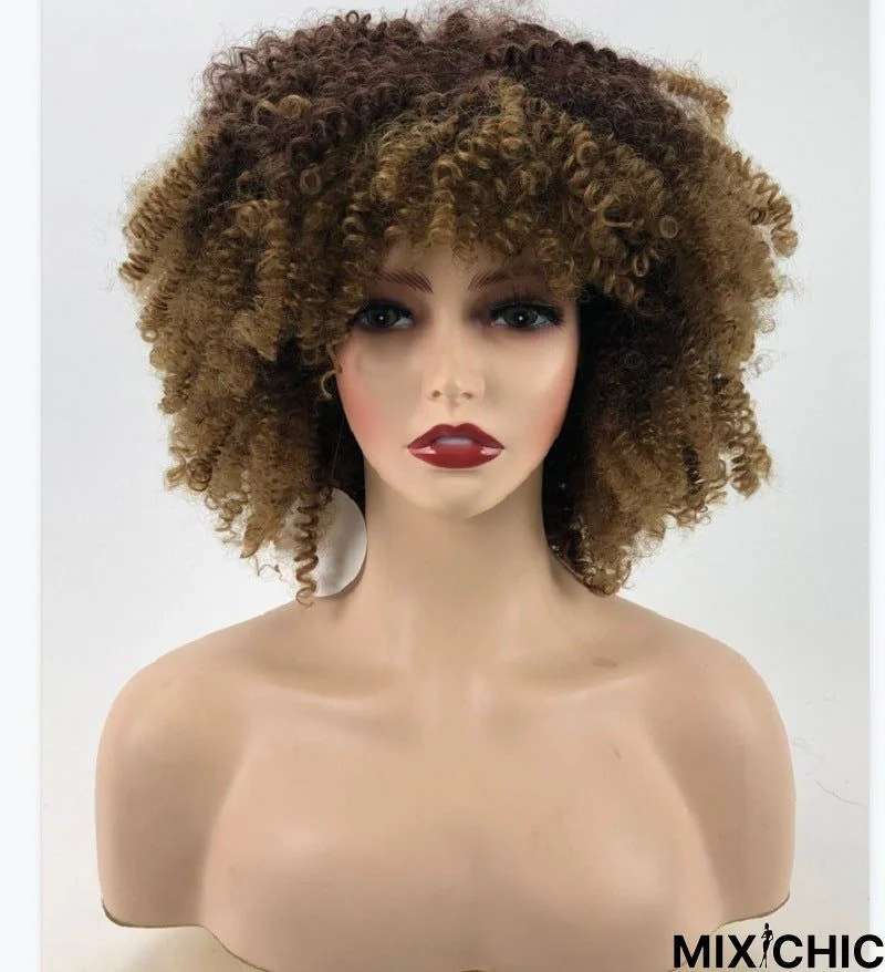 Women's Wig Fashion Explosion Small Curly Short Curly Hair