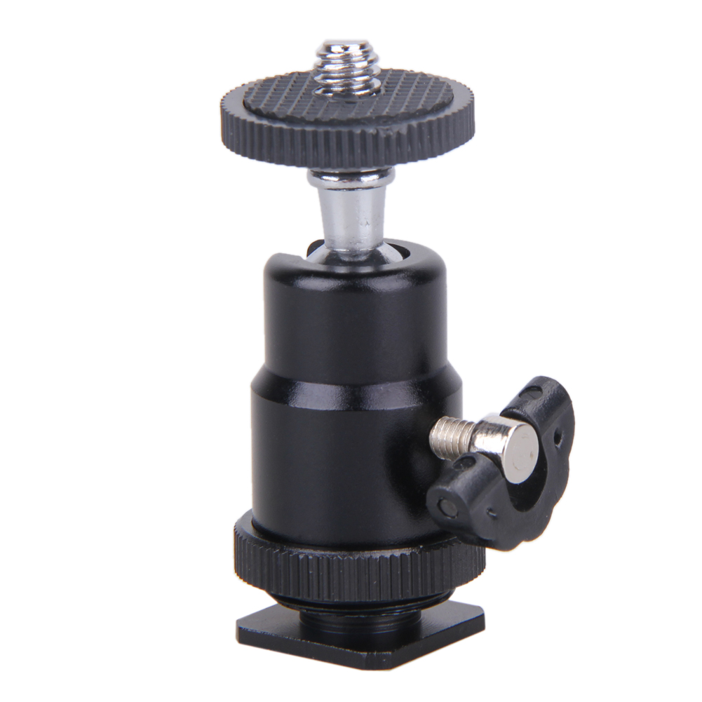 

Flash Bracket Holder Mount 1/4 Hot Shoe Adapter Ball Head With Lock, 501 Original