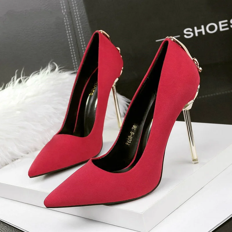 Graduation gift Ladies High Heels Women Shoes Pumps High Heel Stiletto  Wedding Shoes Woman 2023 Pumps Black Red Tacones Mujer