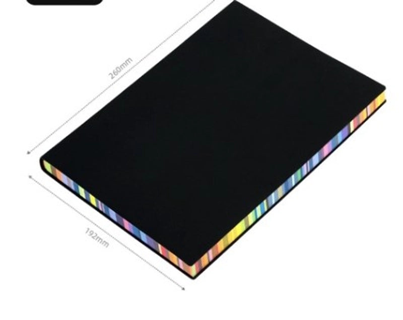 1 Piece Multicolor Learning School Pu Leather Paper Casual Vacation Notebook
