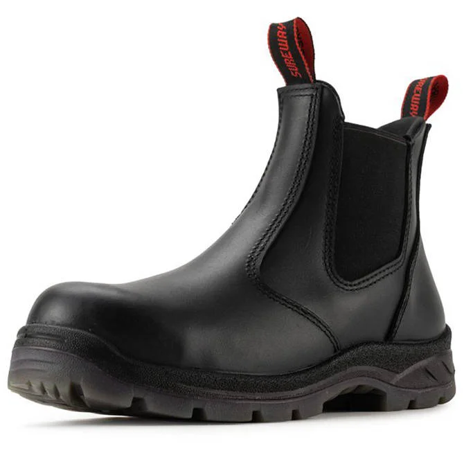 SUREWAY Mens Slip On Work Composite/Soft Toe Boots Surewaystore