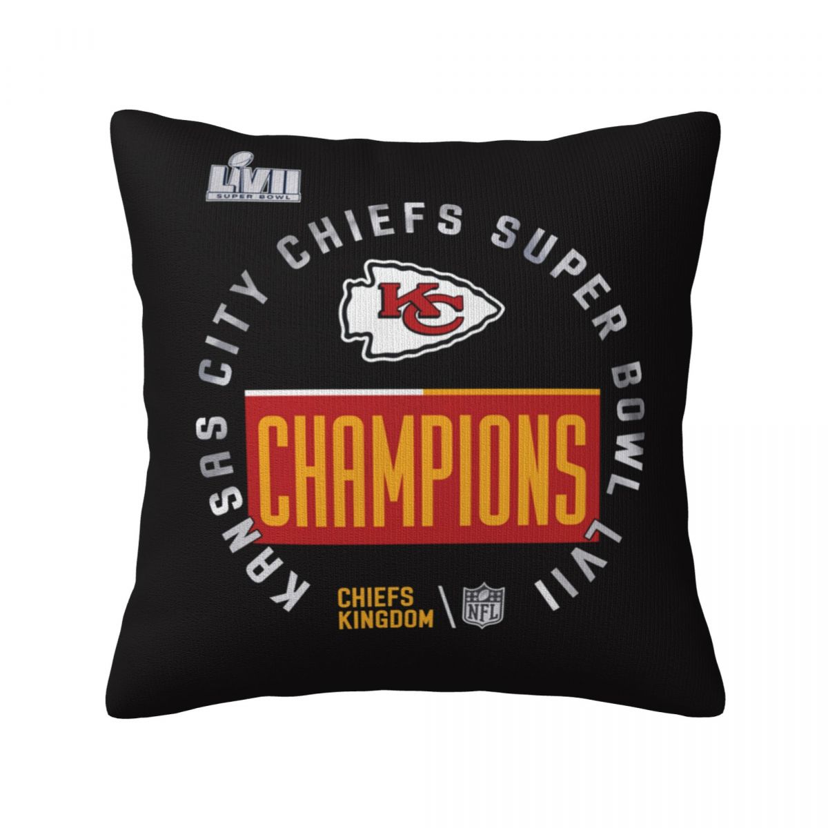 Kansas City Chiefs Super Bowl LVII Champions Locker Room Trophy Throw Pillows 18 x 18 inch