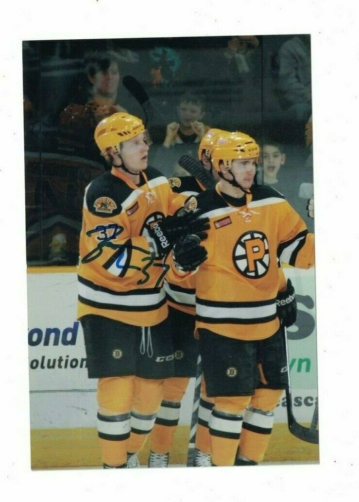 Zach Trotman Providence Bruins Signed 4x6 Hockey Photo Poster painting W/Our COA