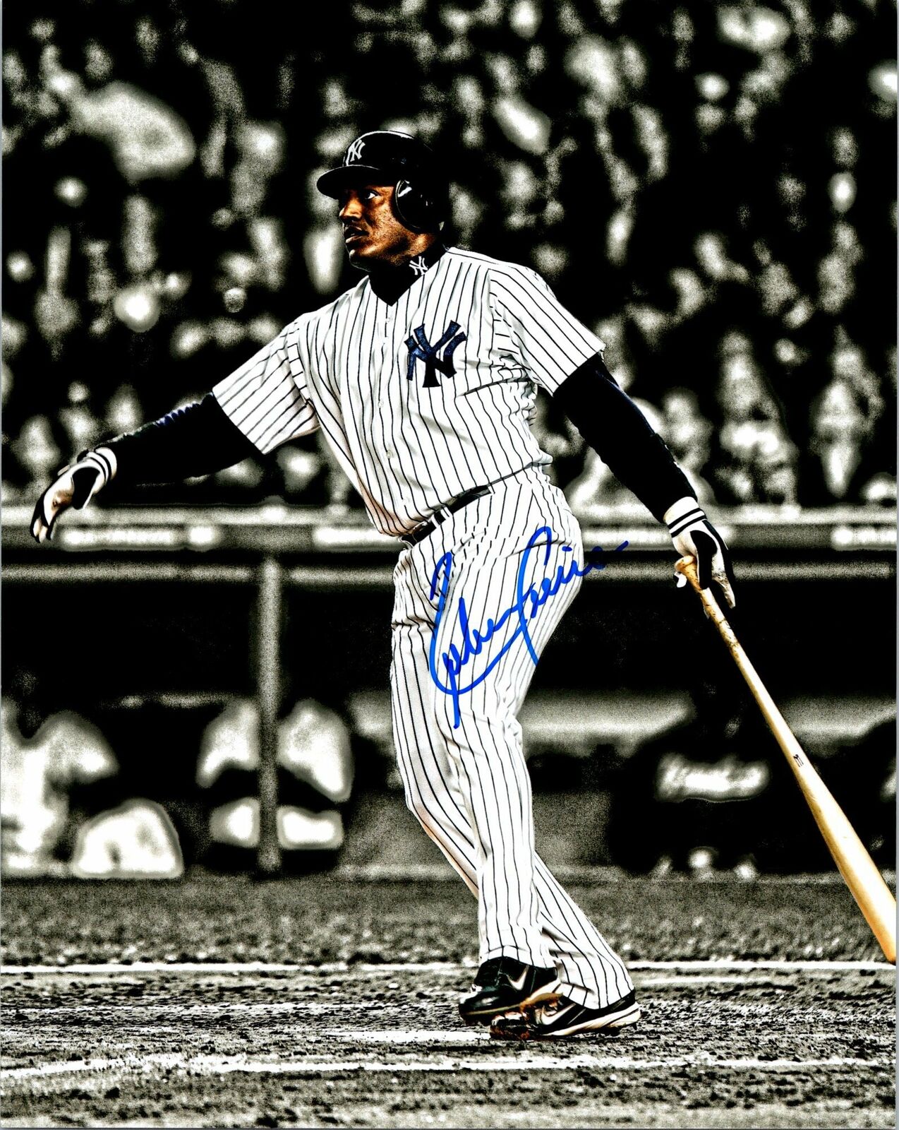 Ruben Sierra Signed 8x10 Photo Poster painting MLB Autograph New York Yankees AWM COA