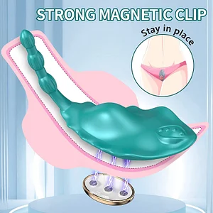 App-Controlled Magnetic Wearable Panty Vibrator with Remote Control