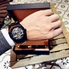 Royal hollow watch men's fully automatic mechanical watch retro business classic oak waterproof fashion brand square watch