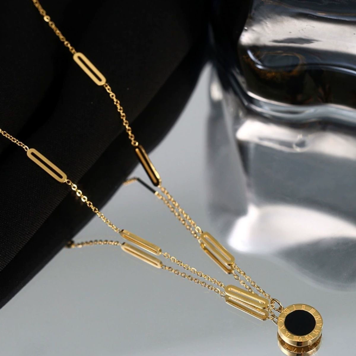 Roman Ring Reversible Necklace