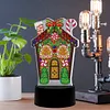DIY Diamond Painting LED Light Sign-Christmas house