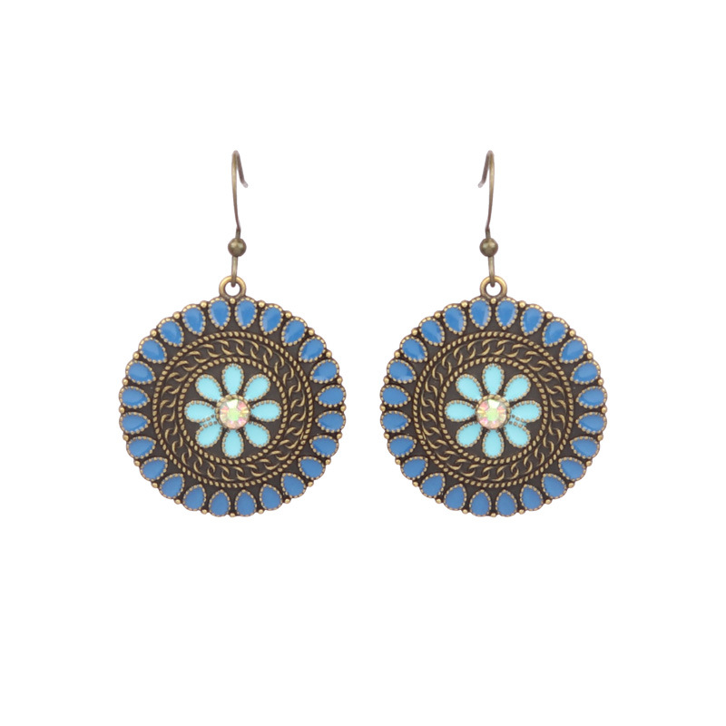 Women's Bohemian Exotic Water Drop Flower Earrings