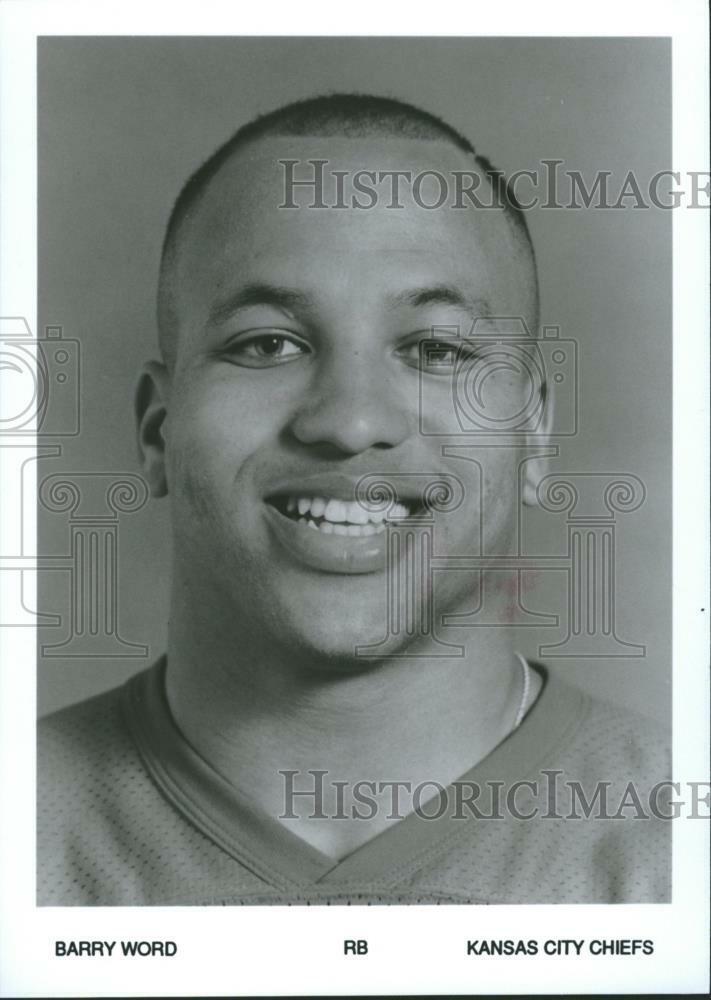 Press Photo Poster painting Barry Quentin Word American Kansas City