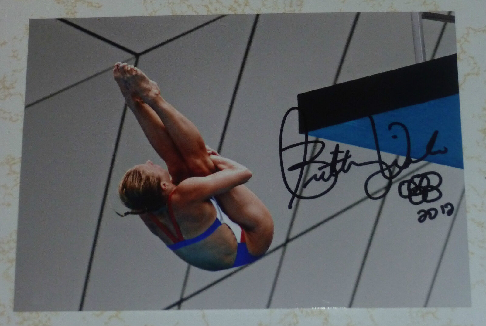 Brittany Viola autograph Photo Poster painting 2012 Olympics London auto signed