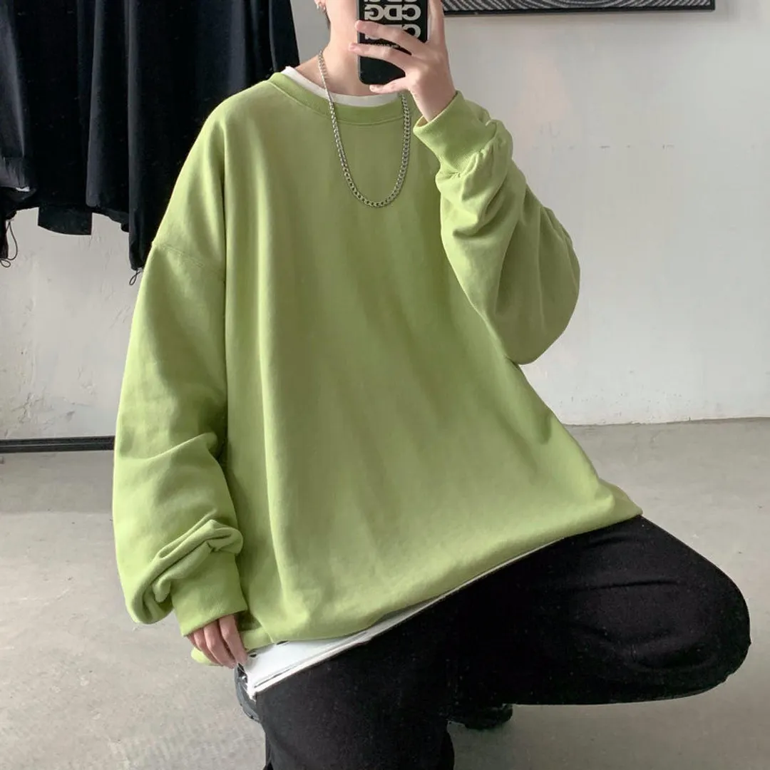 Brownm Boy Basic Oversized Sweatshirt