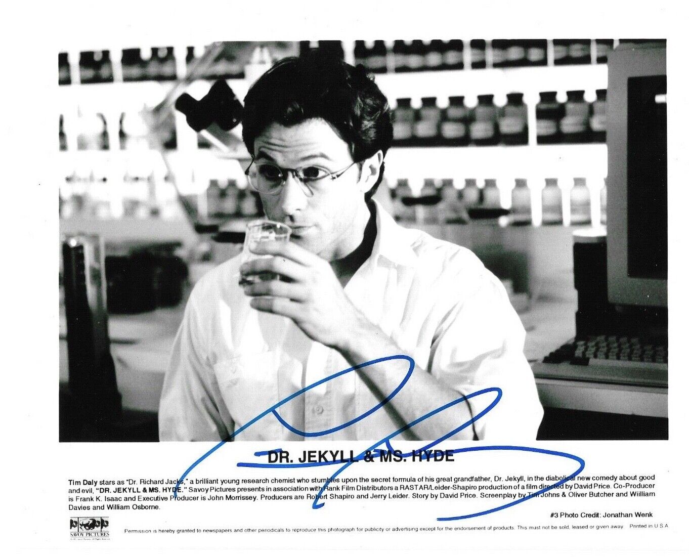 * TIM DALY * signed autographed 8x10 Photo Poster painting * DR. JEKYLL & MS. HYDE * 1