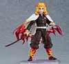Second Edition Figma Series Kyojuro Rengoku - Demon Slayer: Kimetsu no Yaiba Official Statue - Max Factory