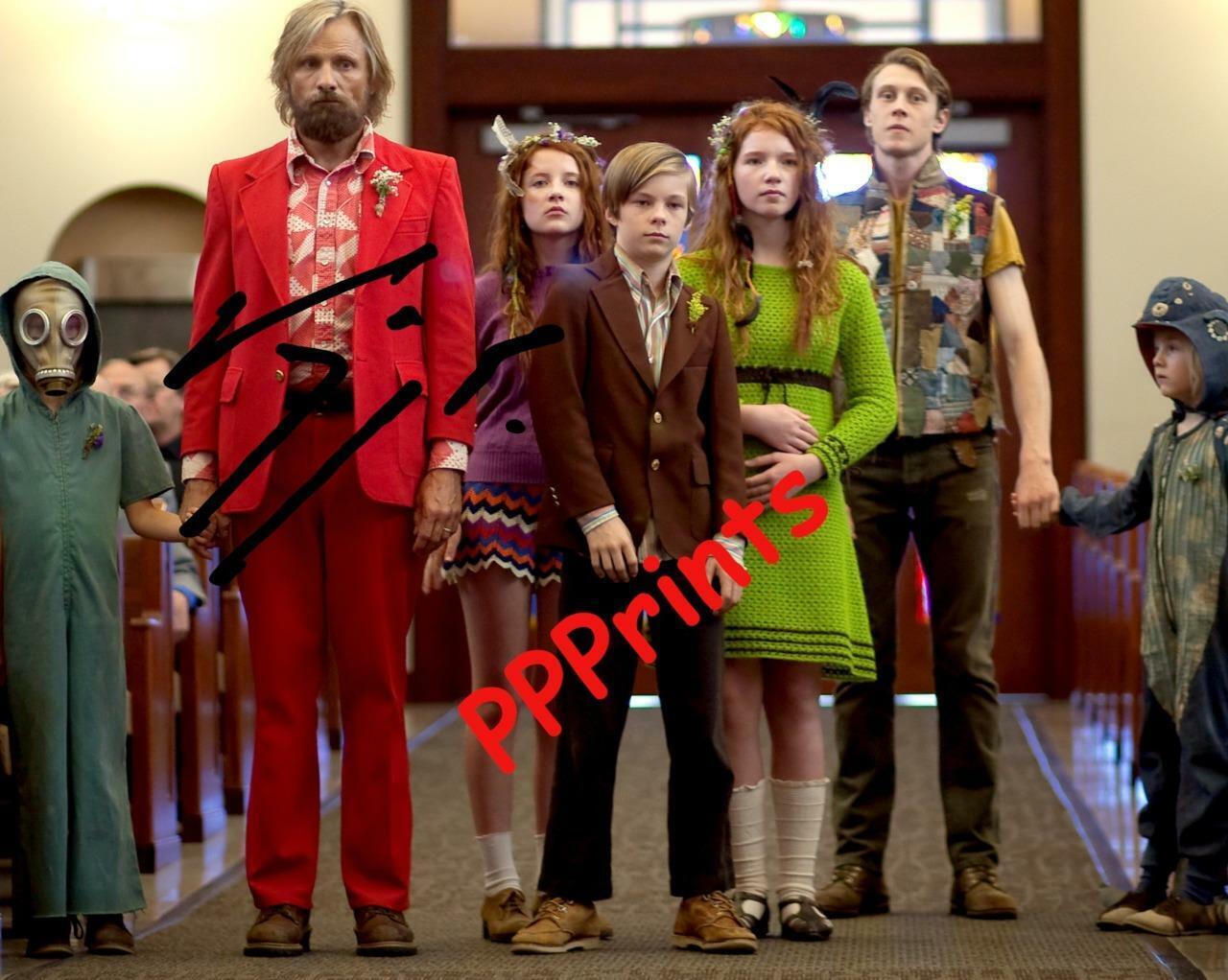 VIGGO MORTENSEN Captain Fantastic SIGNED AUTOGRAPHED 10X8 REPRO PRINT Photo Poster painting