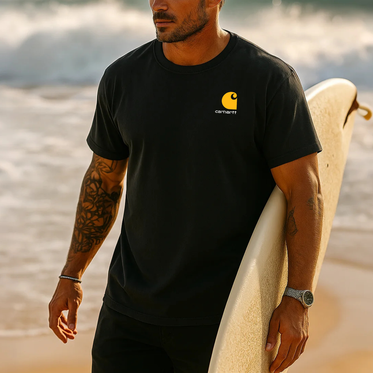 Men's Vintage Print Outdoor Surf Tee / TECHWEAR CLUB / Techwear