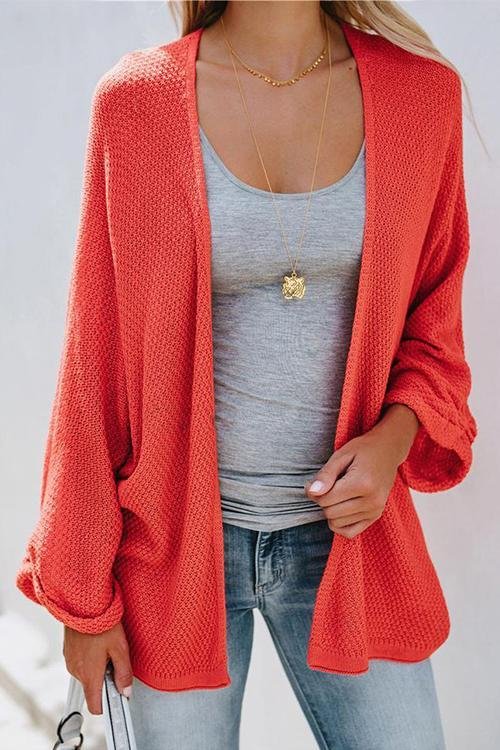 Fashion Solid Color Knit Cardigan Sweater - Shop Trendy Women's Clothing | LoverChic