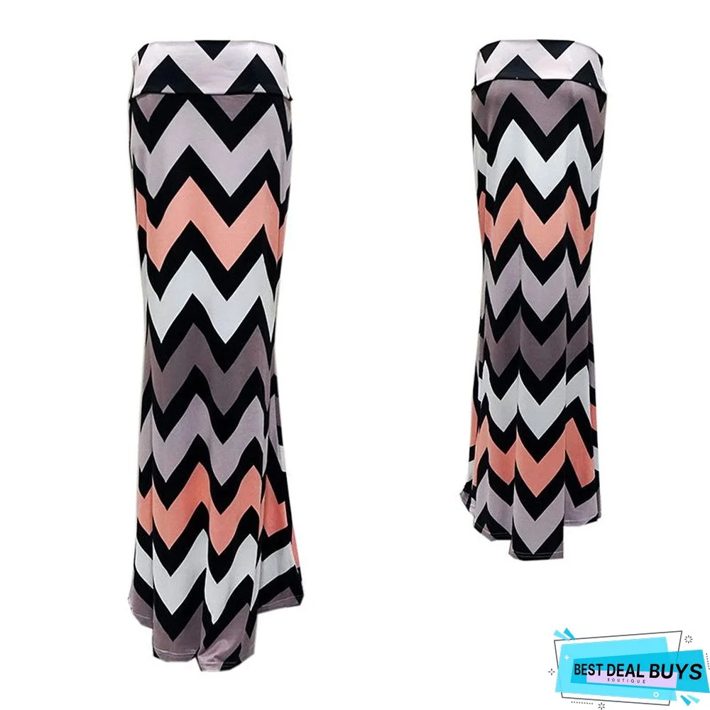 Half Skirt Women's New High Waist Elastic Bag Hip Skirt