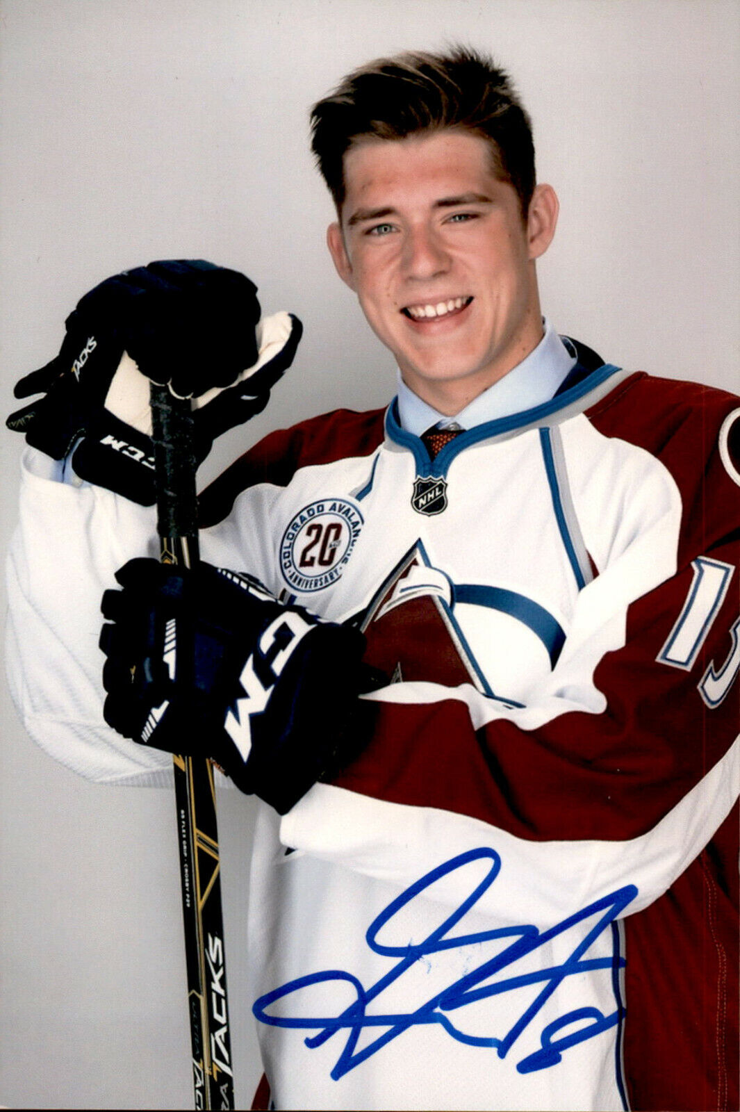 AJ Anthony-John Greer SIGNED autographed 4x6 Photo Poster painting COLORADO AVALANCHE #2