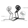 Metal Magnetic Bracket Suitable For Huawei Iphone Magsafe Tripod Desktop Lazy Bracket Folding