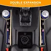 Car Seat  Organizer Leather Side Storage Box Car Seat Side Drink Phone Holder