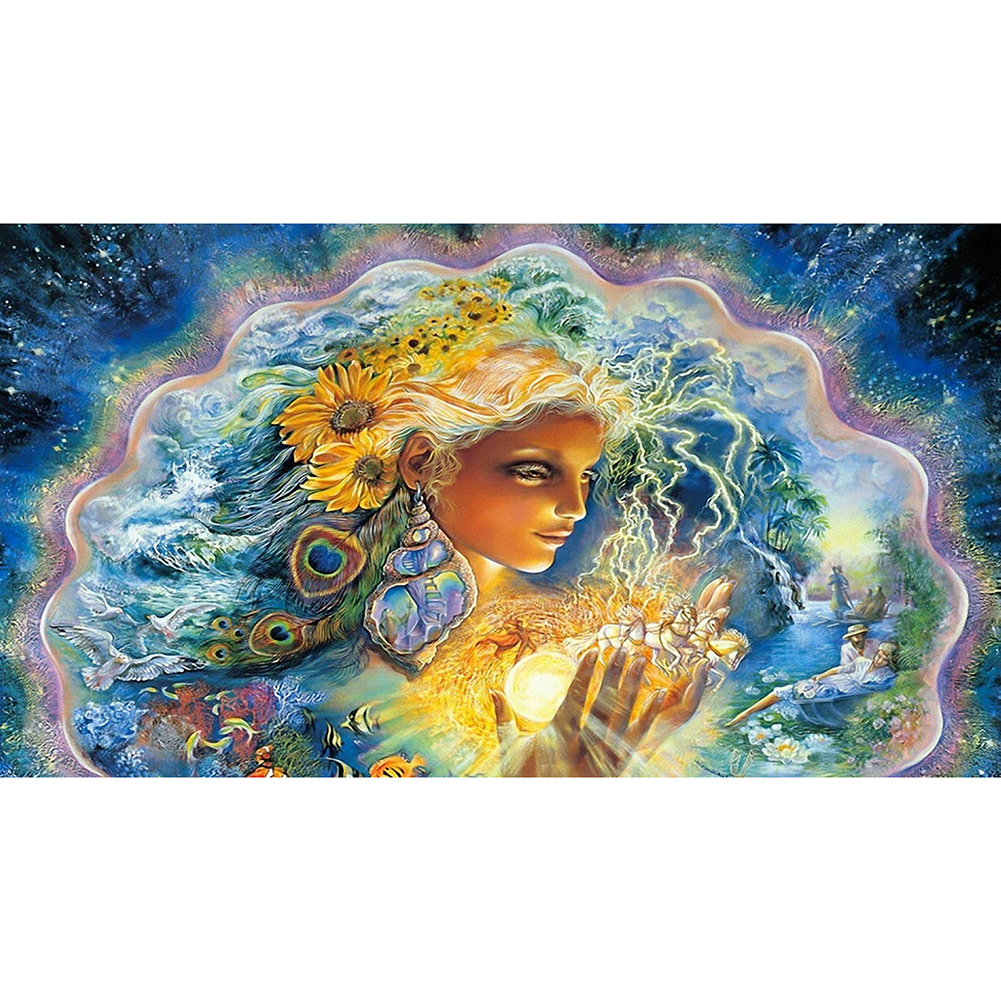 

Girl - Round Drill Diamond Painting - 50*30CM, 501 Original