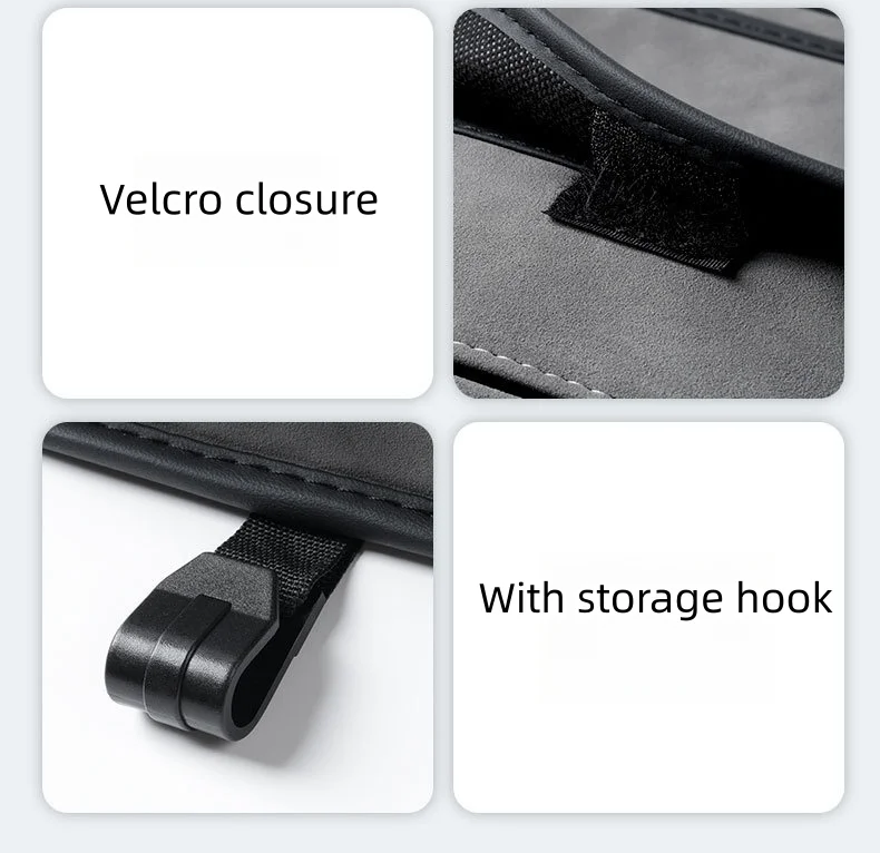 Car suede seat back storage bag (with special car LOGO)