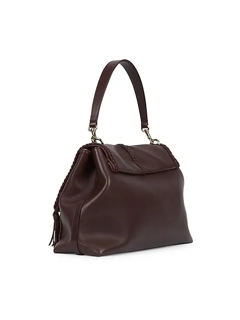 Chlo&eacute; Large Penelope Leather Shoulder Bag