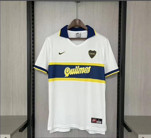 Retro Boca Juniors 96/97 Away Football Jersey Thai Quality