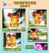 Eevee Family Cosplay Pikachu Enjoying Afternoon Tea Set - Pokemon Resin Statue - QN Studios