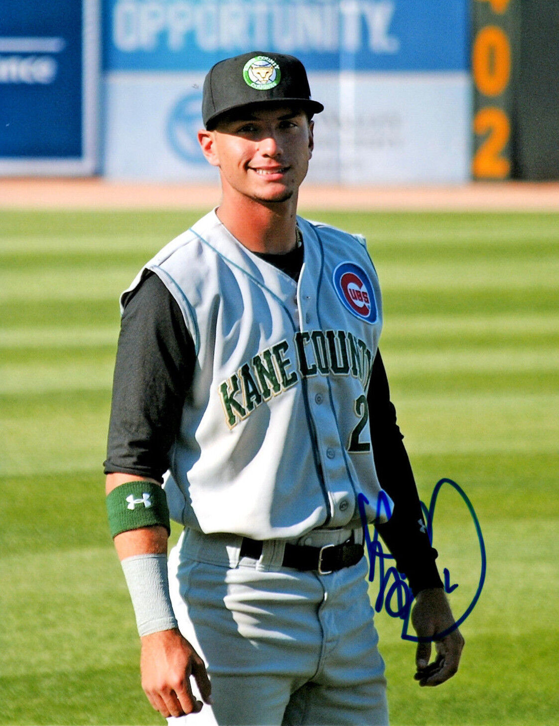 Albert Almora Chicago Cubs top prospect hand signed auto 8x10Photo Poster painting Kane County d