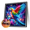 Diamond Painting -DIY Round Drill Parrot(50x50cm)