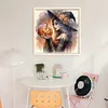 Pumpkin Witch-11CT Stamped Cross Stitch 50*50cm/19.69*19.69in