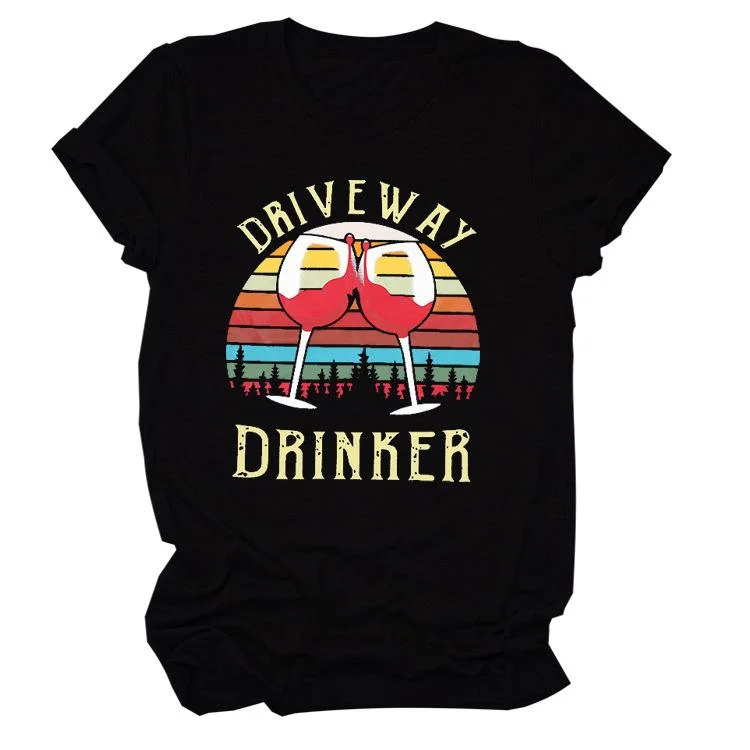 Driveway drinker  T-Shirt Tee-YF00341-Annaletters