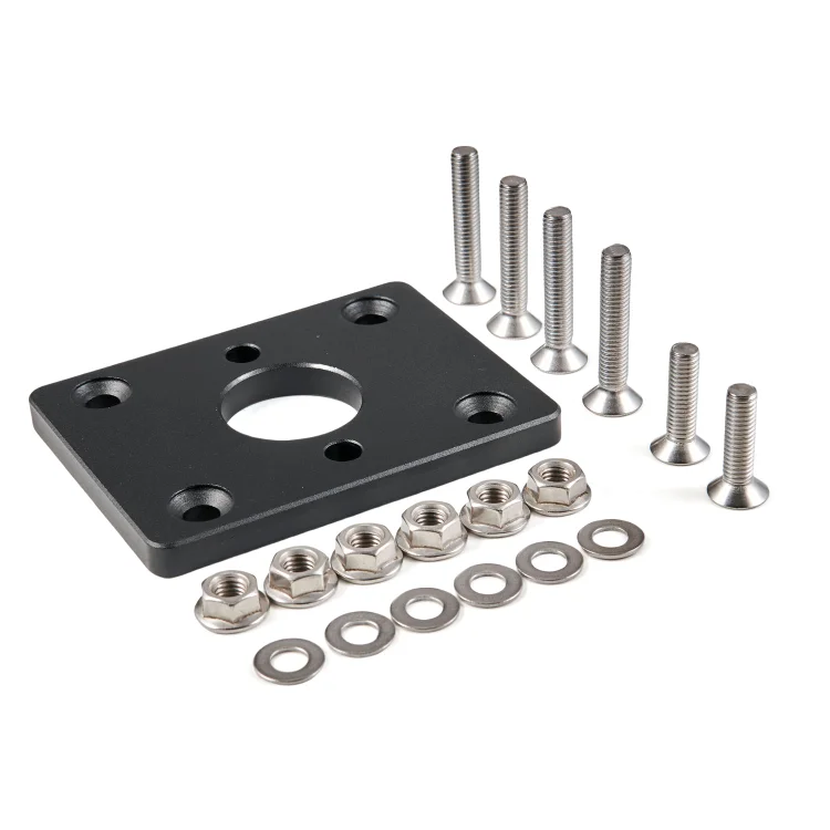 Black Brake Booster Eliminator Delete Adapter Plate For Honda Civic Integra Generic