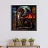 Stained Glass Dragon - Full Round Drill Diamond Painting