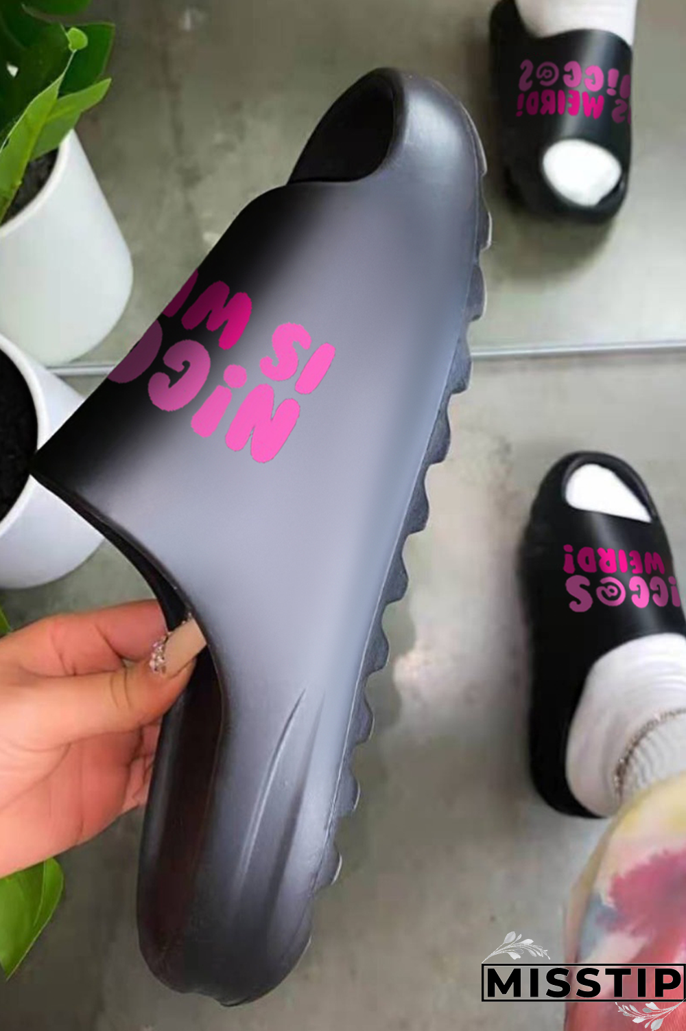 Brown Casual Patchwork Letter Opend Comfortable Out Door Shoes