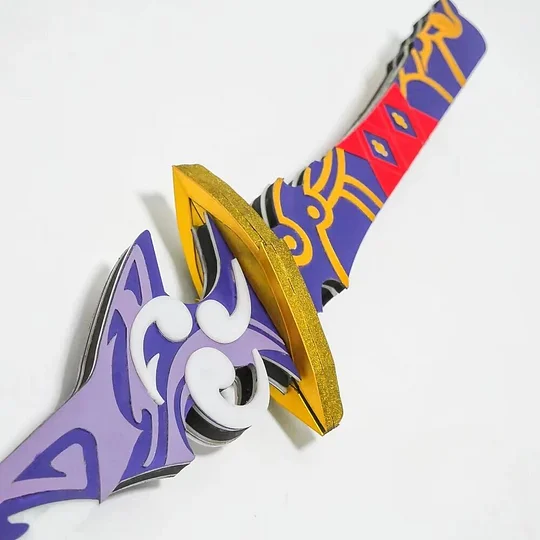 [Wetrose] In Stock Musou Isshin Sword Raiden Shogun Ultimate Blade Musou no Hitotachi Cosplay Props Staff Model Weapon
