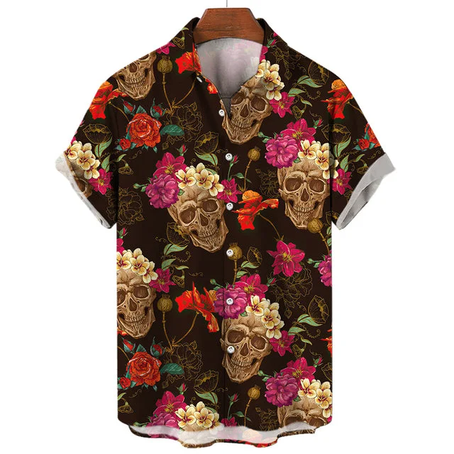 Hawaiian Skull T-Shirt