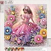 Diamond Painting-DIY Crystal Rhinestone Girl in a Dress