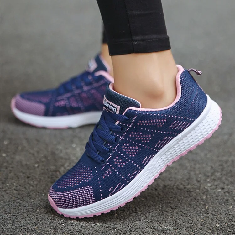 Sports Shoes Women Breathable Sneakers Women White Shoes For Basket Femme Ultralight Woman Vulcanize Shoes Couple Casual Sneaker